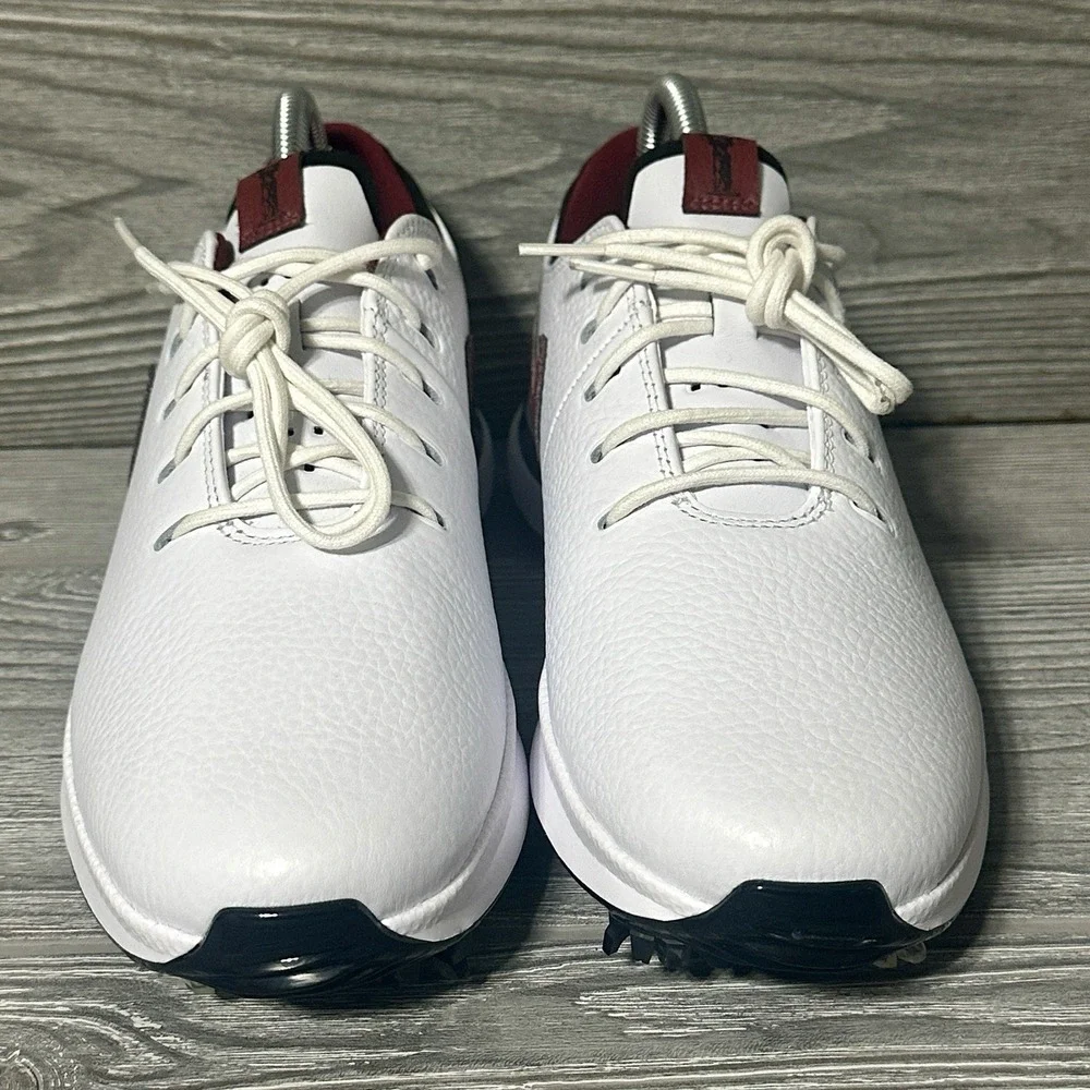 Nike Air Zoom Victory Tour 3 Mens 7 White Burgundy‎ Leather Golf DV6798-104 NWOB